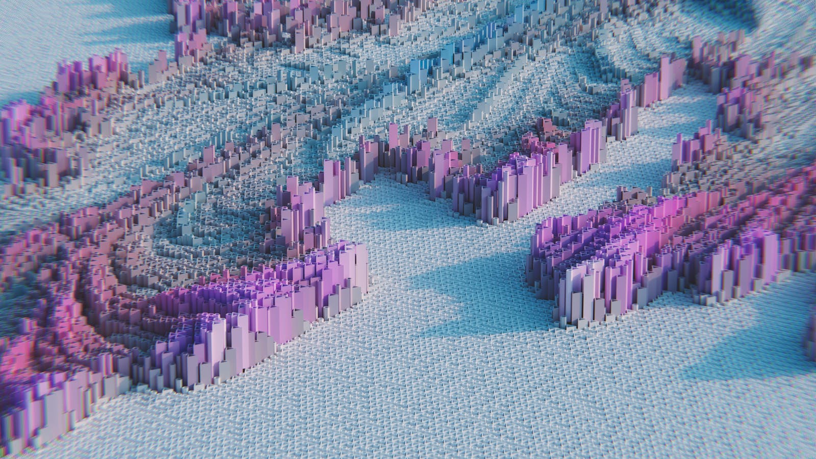 Abstract AI artwork from the Google DeepMind Visualising AI collection